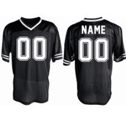 Football Black Jersey